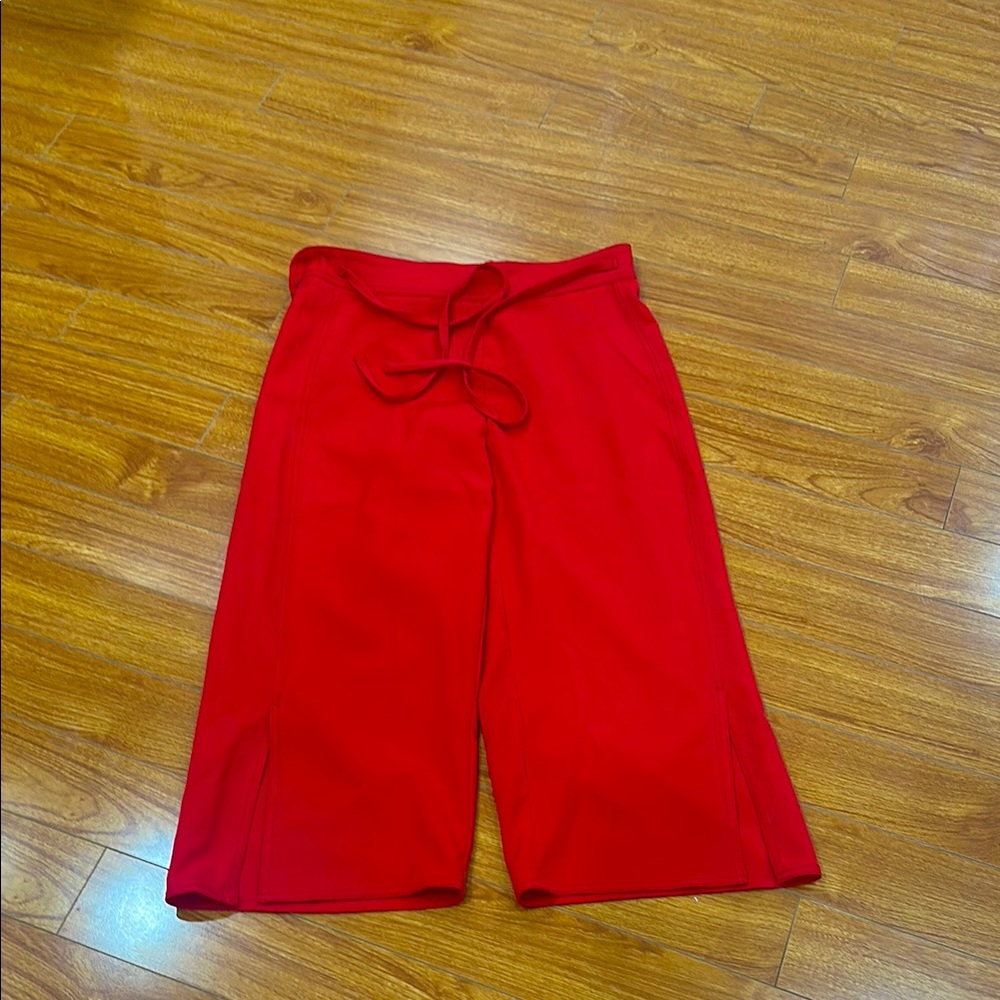 Vibrant Red Culottes